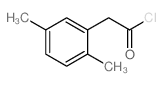 2,5-二甲苯基乙酰氯结构式