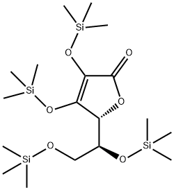2-O,3-O,5-O,6-O-Tetrakis(trimethylsilyl)-L-ascorbic acid structure