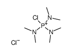 chlorotris(dimethylamino)phosphonium chloride Structure