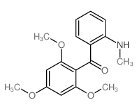 Methanone,[2-(methylamino)phenyl](2,4,6- trimethoxyphenyl)-结构式
