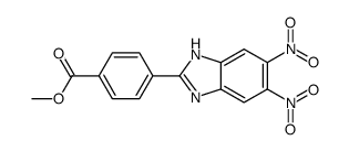 methyl 4-(5,6-dinitro-1H-benzimidazol-2-yl)benzoate Structure