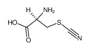 L-2-amino-3-thiocyanato-propionic acid Structure