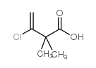 2,2-二甲基-3-氯-3-丁烯酸结构式