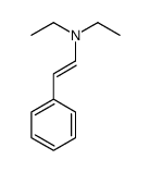 N,N-diethyl-2-phenylethenamine Structure