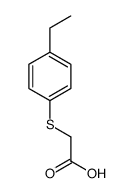 2-(4-ethylphenyl)sulfanylacetic acid Structure