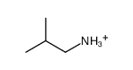 hydron,2-methylpropan-1-amine结构式