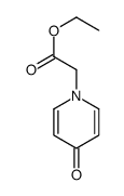 Ethyl (4-oxo-1(4H)-pyridinyl)acetate Structure