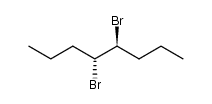meso-4,5-dibromooctane Structure