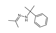 acetone-(1-methyl-1-phenyl-ethylhydrazone) Structure