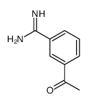 Benzenecarboximidamide, 3-acetyl- (9CI) Structure
