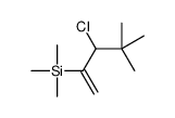 (3-chloro-4,4-dimethylpent-1-en-2-yl)-trimethylsilane结构式