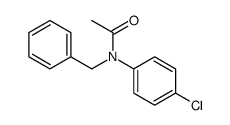 N-benzyl-N-(4-chlorophenyl)acetamide结构式