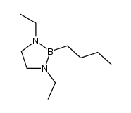 2-butyl-1,3-diethyl-[1,3,2]diazaborolidine结构式