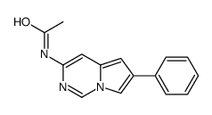 N-(6-phenylpyrrolo[1,2-c]pyrimidin-3-yl)acetamide结构式