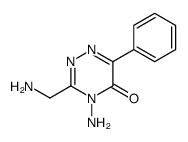 4-amino-3-(aminomethyl)-6-phenyl-1,2,4-triazin-5-one Structure