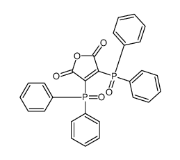 3,4-bis(diphenylphosphoryl)furan-2,5-dione Structure