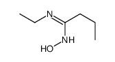 N'-ethyl-N-hydroxybutanimidamide Structure