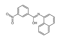 N-naphthalen-1-yl-3-nitrobenzamide结构式