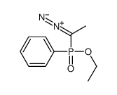 [1-diazoethyl(ethoxy)phosphoryl]benzene Structure