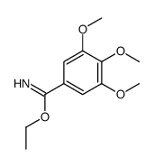 ethyl 3,4,5-trimethoxybenzenecarboximidate结构式
