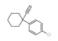 1-(4-氯苯基)-1-环已烷氰基联苯结构式