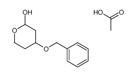 acetic acid,4-phenylmethoxyoxan-2-ol结构式