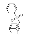Benzene,[(2-chloro-2-phenylethyl)sulfonyl]-结构式