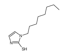 3-octyl-1H-imidazole-2-thione Structure