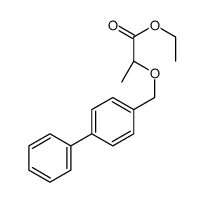 ethyl (2S)-2-[(4-phenylphenyl)methoxy]propanoate结构式