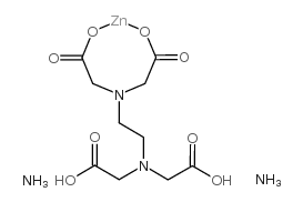 EDTA-锌铵络合物结构式