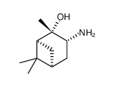 (1S,2S,3R,5S)-3-氨基-2,6,6-三甲基二环[3.1.1]庚-2-醇结构式