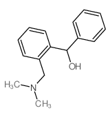 [2-(dimethylaminomethyl)phenyl]-phenyl-methanol结构式