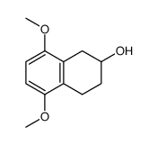 2-Hydroxy-5,8-dimethoxy-1,2,3,4-tetrahydronaphthalene结构式