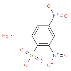 2,4-Dinitrobenzenesulfonic acid hydrate Structure
