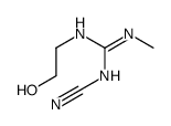 1-cyano-3-(2-hydroxyethyl)-2-methylguanidine Structure