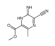 Pyrazinecarboxylic acid, 6-amino-5-cyano-3-methyl-, methyl ester (9CI)结构式