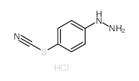 4-硫氰酸苯肼盐酸盐结构式