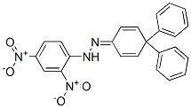 4,4-Diphenyl-2,5-cyclohexadien-1-one 2,4-dinitrophenyl hydrazone结构式