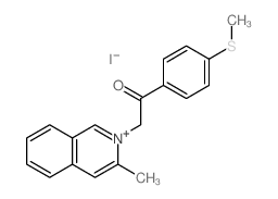 2-(3-methyl-3H-isoquinolin-2-yl)-1-(4-methylsulfanylphenyl)ethanone Structure