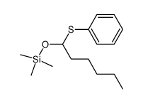 trimethyl((1-(phenylthio)hexyl)oxy)silane结构式