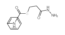 Propanoic acid,3-[[(phenylamino)carbonyl]thio]-, hydrazide结构式