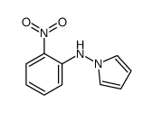 N-(2-nitrophenyl)pyrrol-1-amine结构式