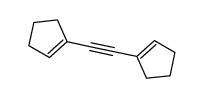 1-[2-(cyclopenten-1-yl)ethynyl]cyclopentene Structure