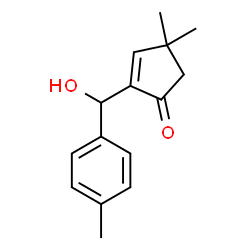 2-Cyclopenten-1-one,2-[hydroxy(4-methylphenyl)methyl]-4,4-dimethyl-(9CI) Structure