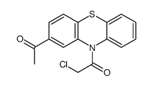 1-(2-acetylphenothiazin-10-yl)-2-chloroethanone结构式