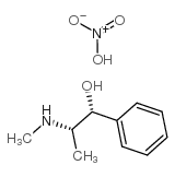 [(1R,2S)-1-hydroxy-1-phenylpropan-2-yl]-methylazanium,nitrate Structure