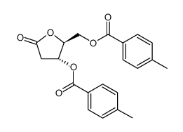 L-erythro-Pentonic acid, 2-deoxy-, γ-lactone, 3,5-bis(4-methylbenzoate) Structure