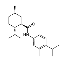 2-isopropyl-5-methyl-cyclohexanecarboxylic acid (4-isopropyl-3-methyl-phenyl)-amide Structure