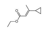 3-cyclopropyl-but-2-enoic acid ethyl ester Structure