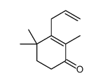 2,4,4-trimethyl-3-prop-2-enylcyclohex-2-en-1-one结构式